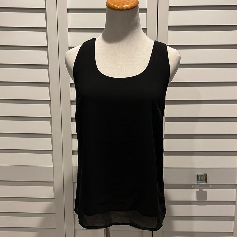 Esley NWT Blouse with side beaded Metallic detail
